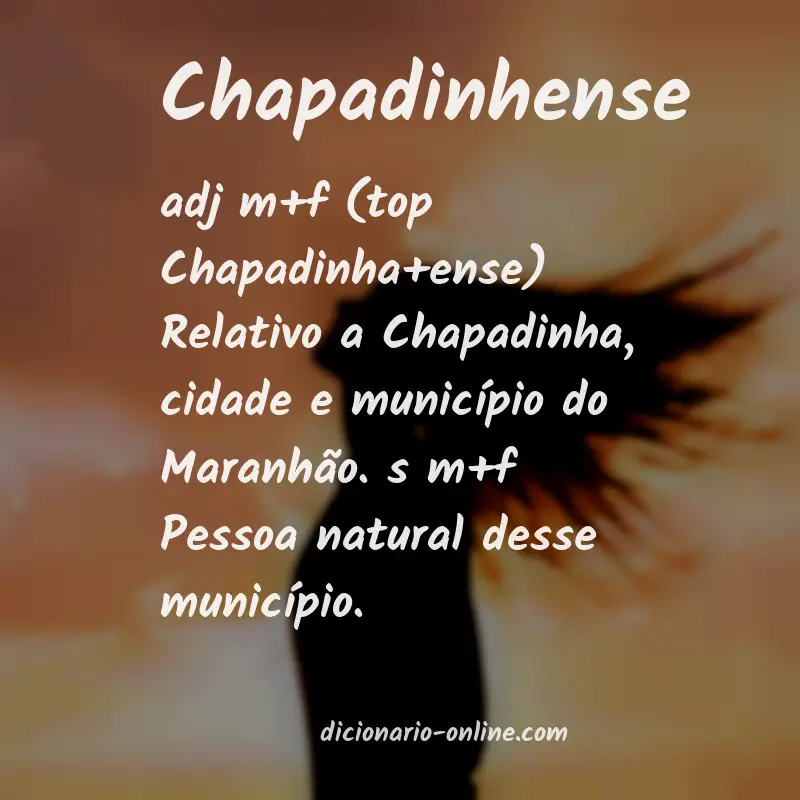 Significado de chapadinhense