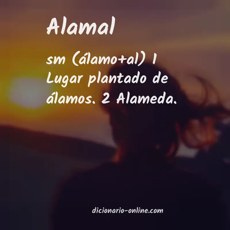 Significado de alamal