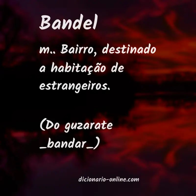 Significado de bandel