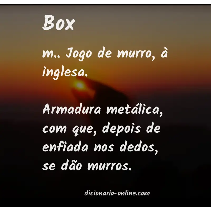 Significado de box