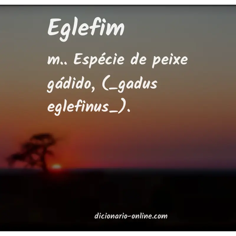 Significado de eglefim