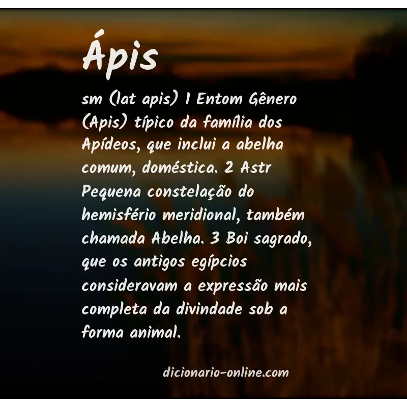 Significado de ápis