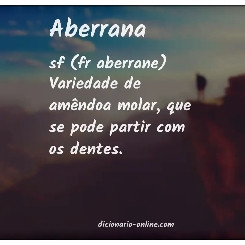 Significado de aberrana