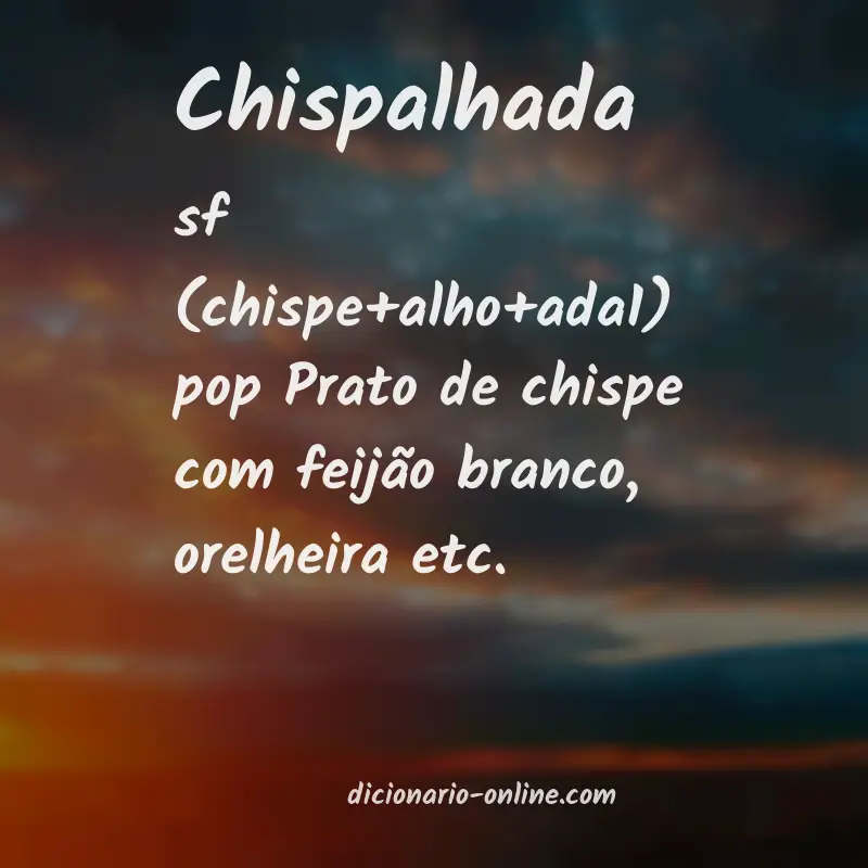 Significado de chispalhada