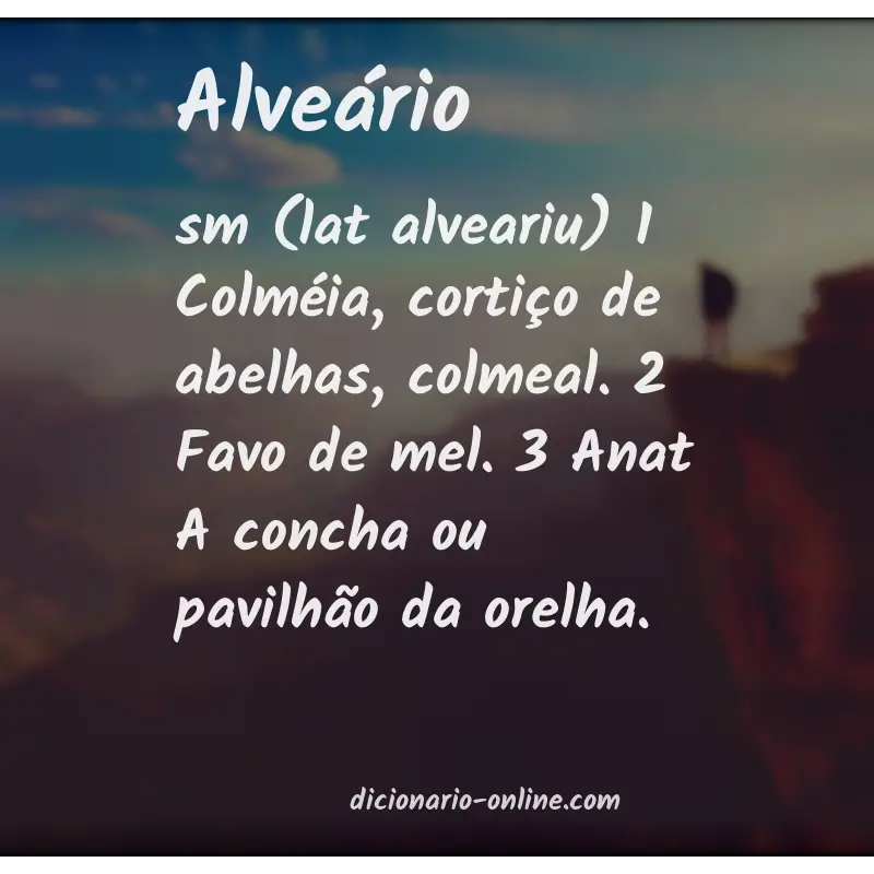 Significado de alveário