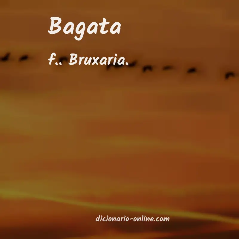 Significado de bagata