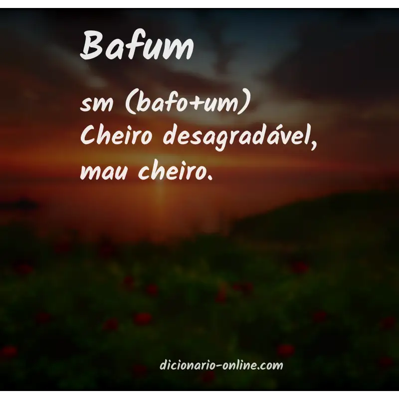Significado de bafum