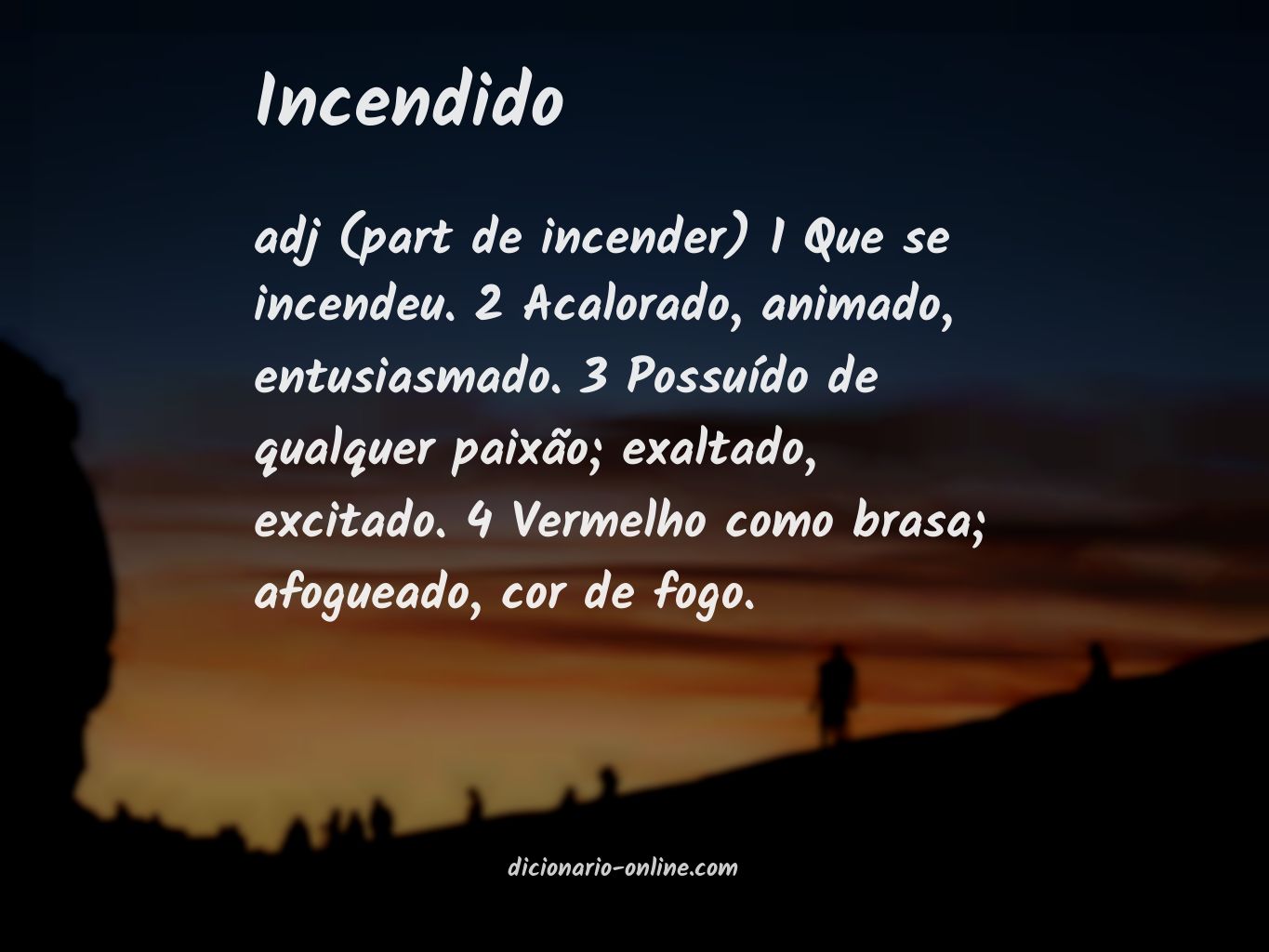 Significado de incendido