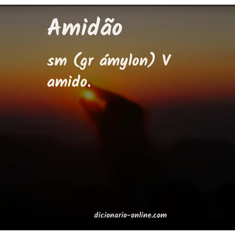 Significado de amidão