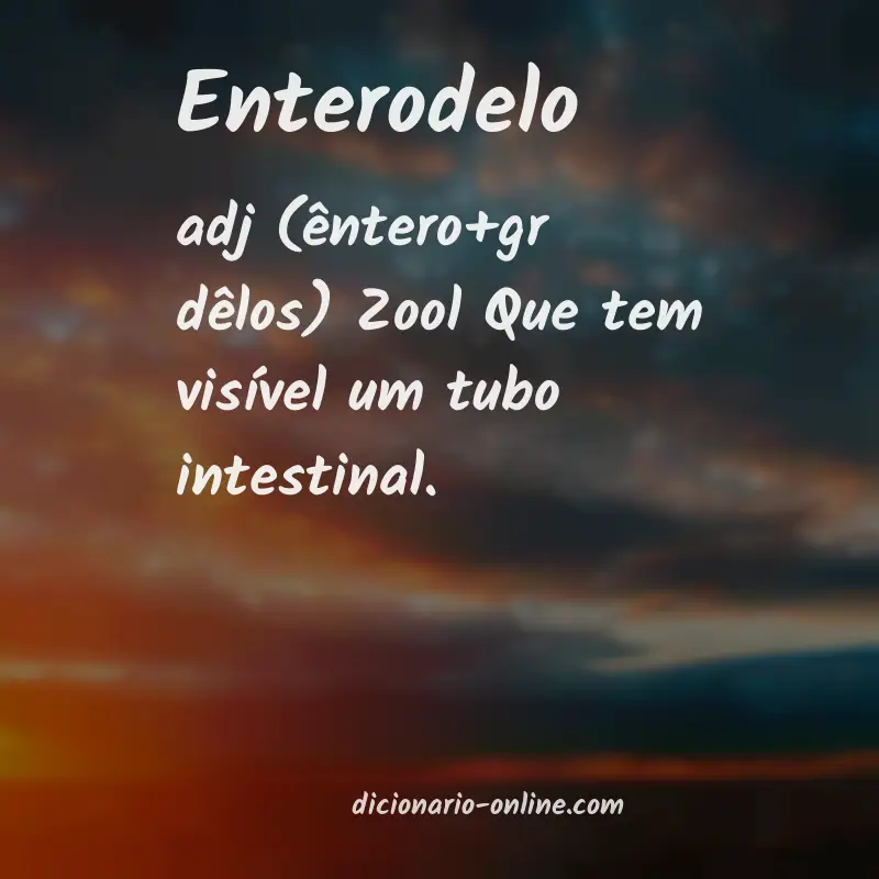 Significado de enterodelo