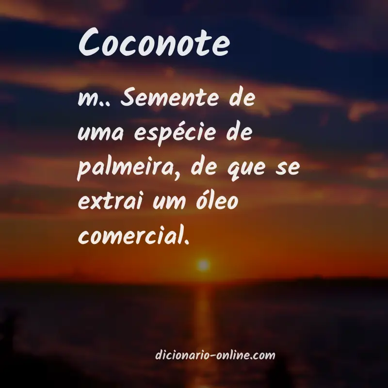 Significado de coconote