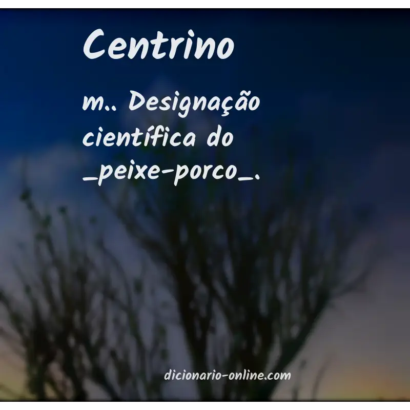 Significado de centrino