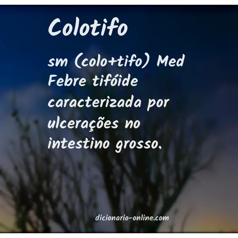 Significado de colotifo
