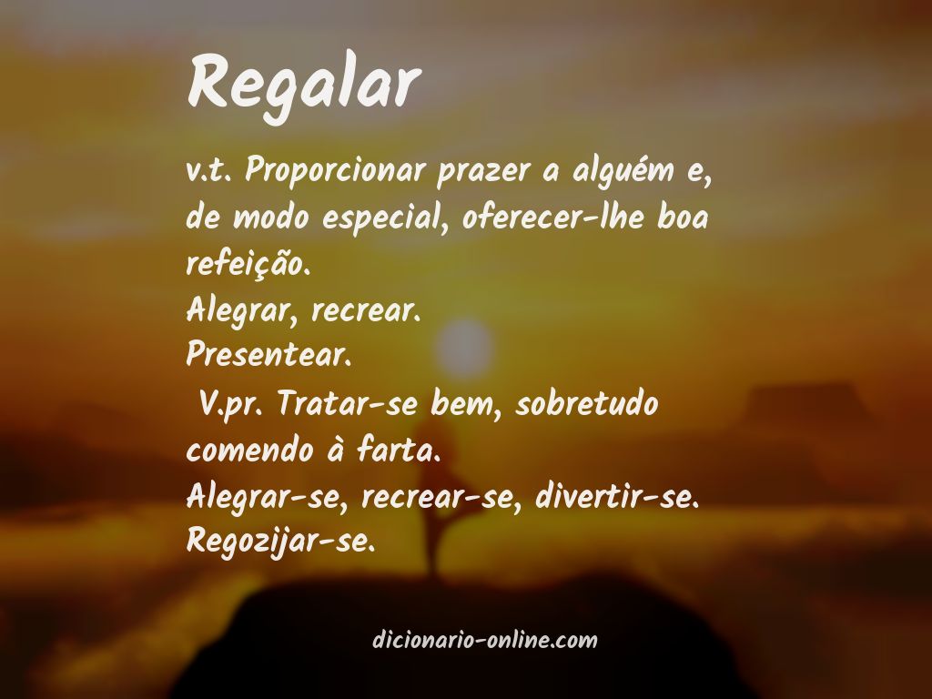 Significado de regalar