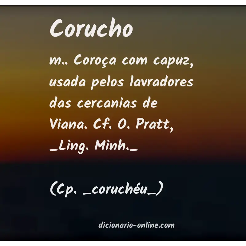 Significado de corucho