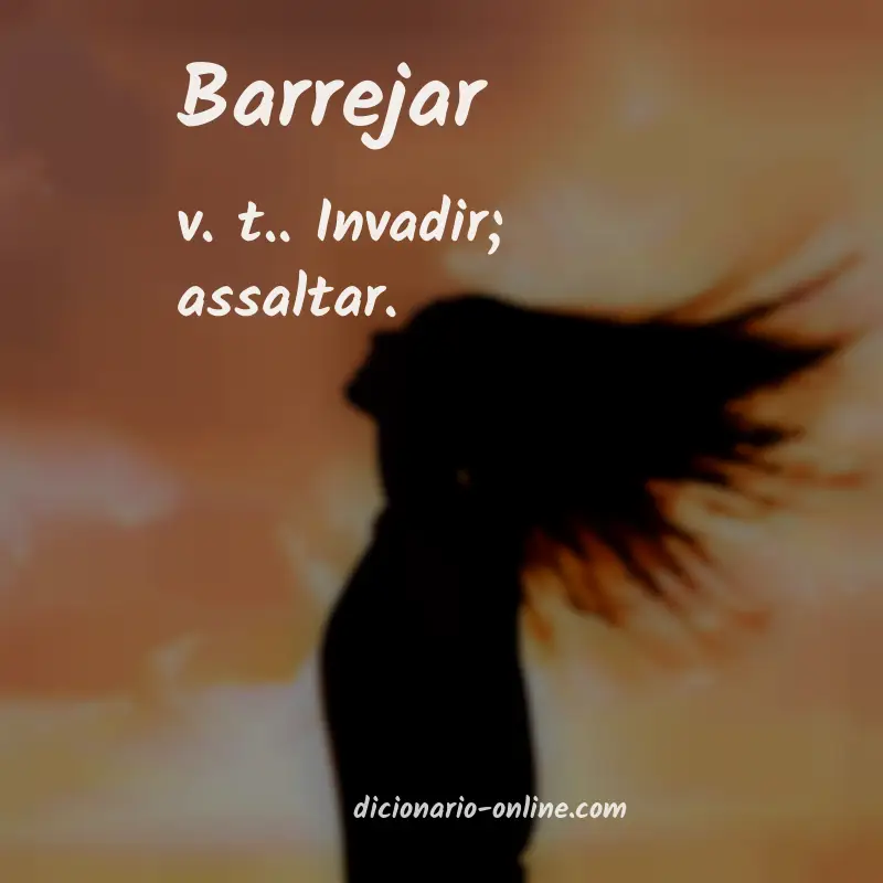 Significado de barrejar