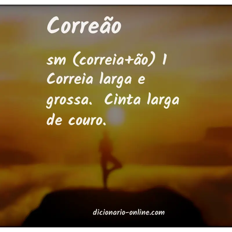 Significado de correão