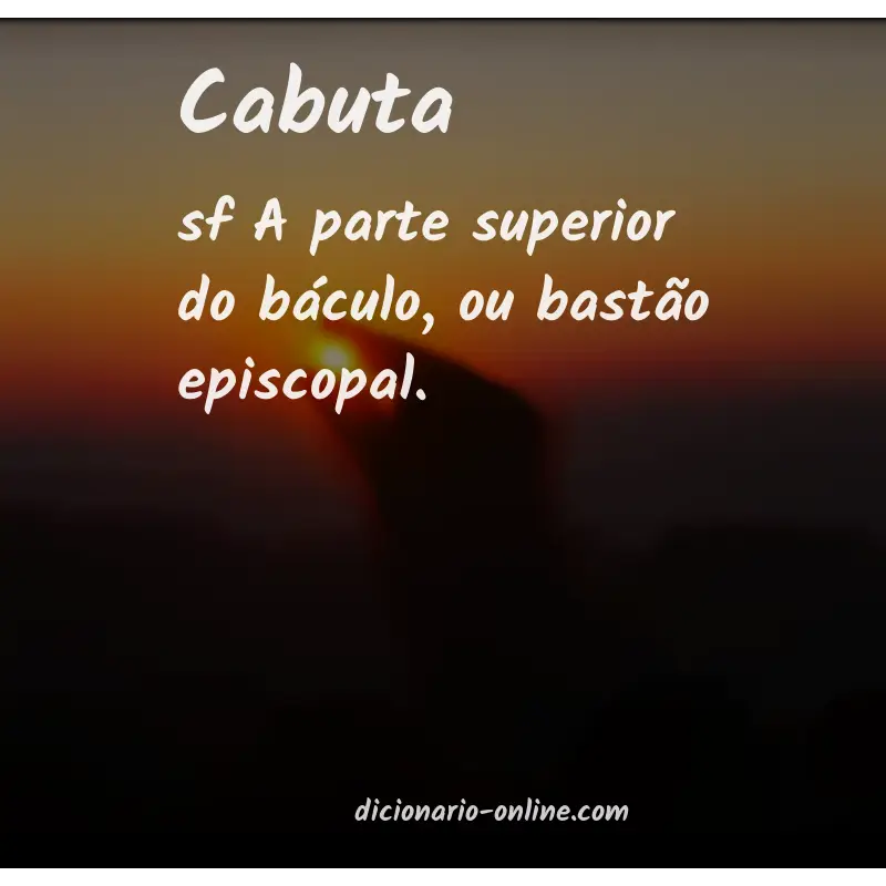 Significado de cabuta