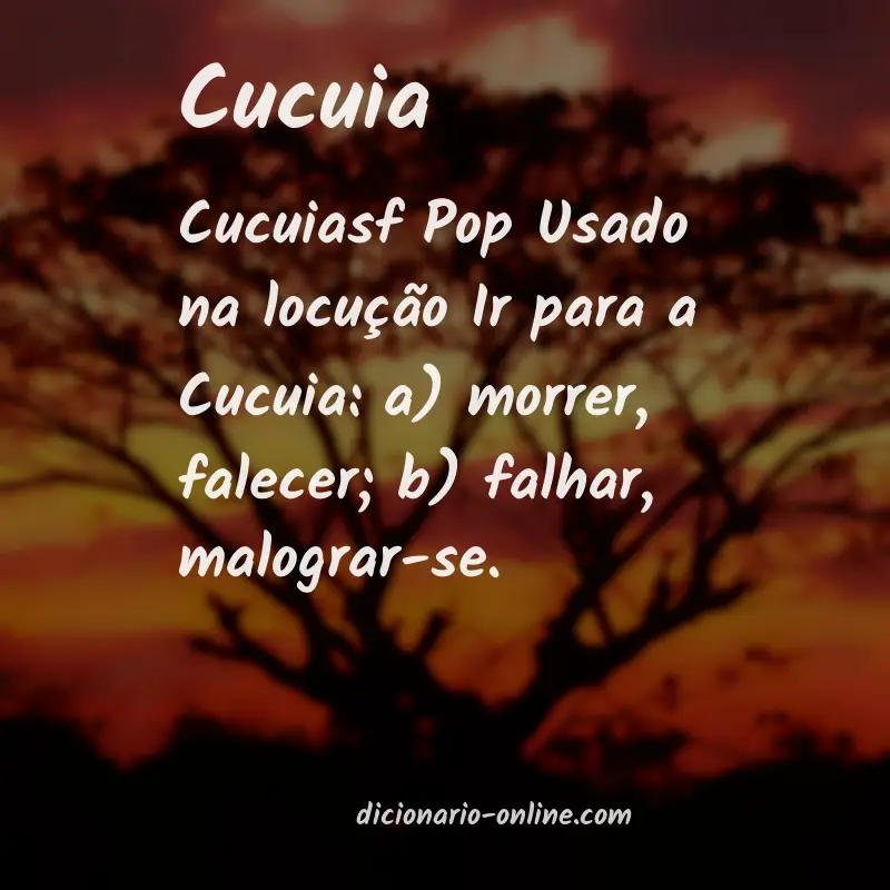 Significado de cucuia