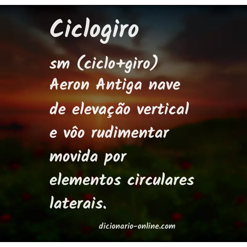 Significado de ciclogiro