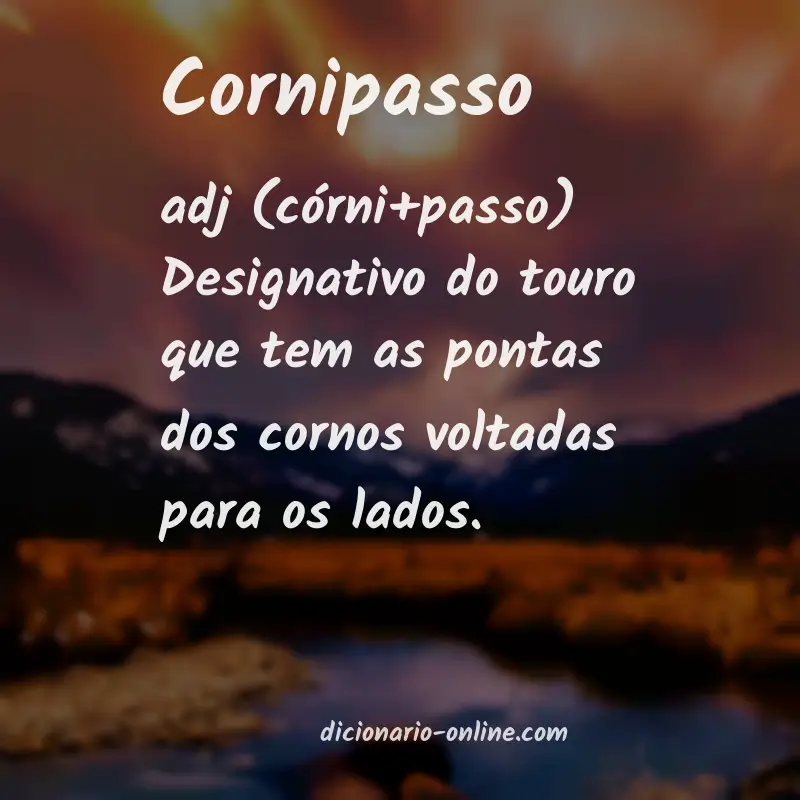 Significado de cornipasso