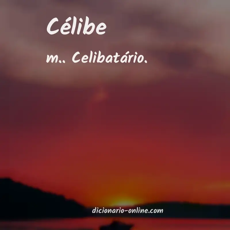 Significado de célibe
