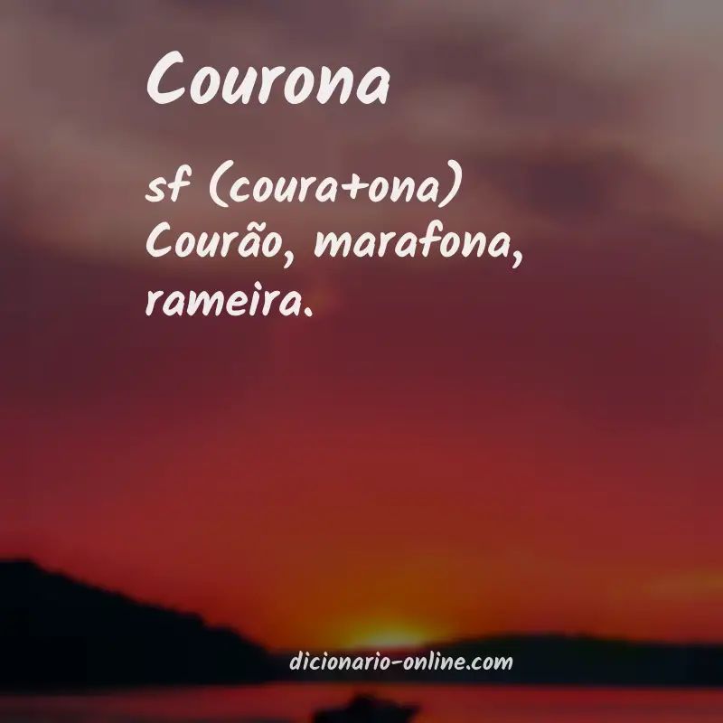 Significado de courona