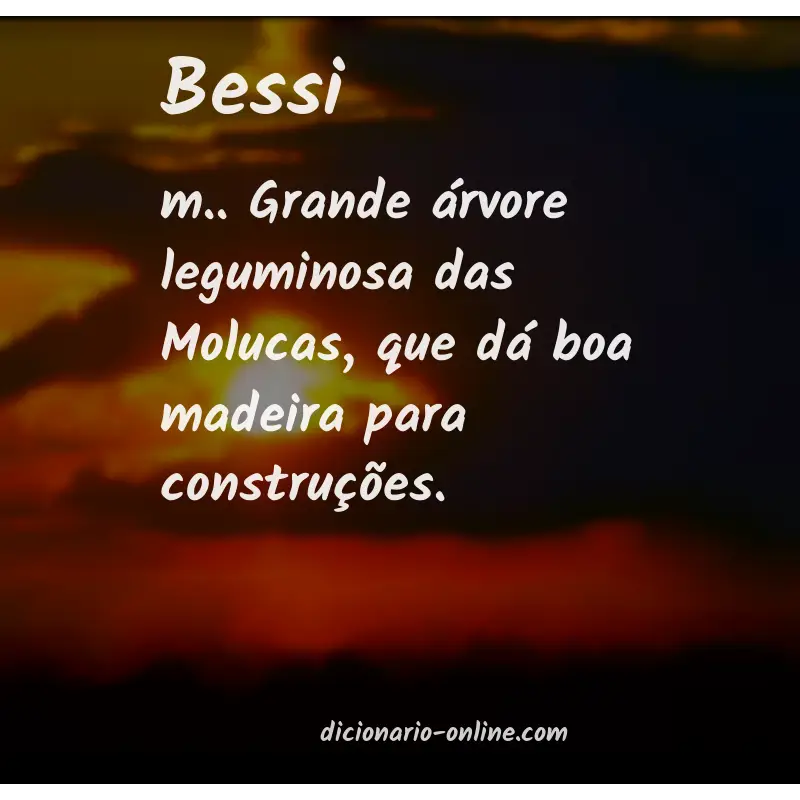 Significado de bessi