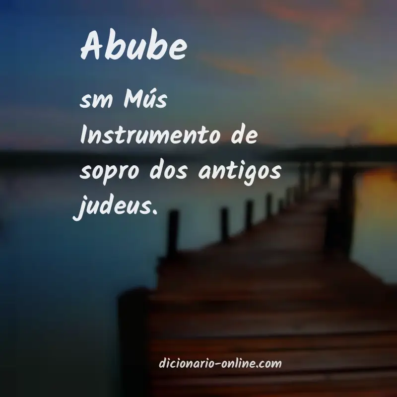 Significado de abube