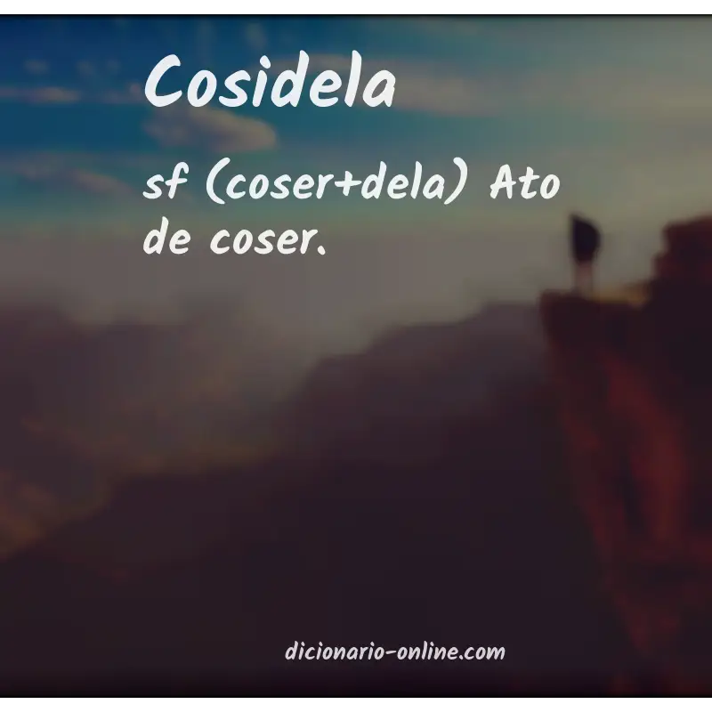 Significado de cosidela