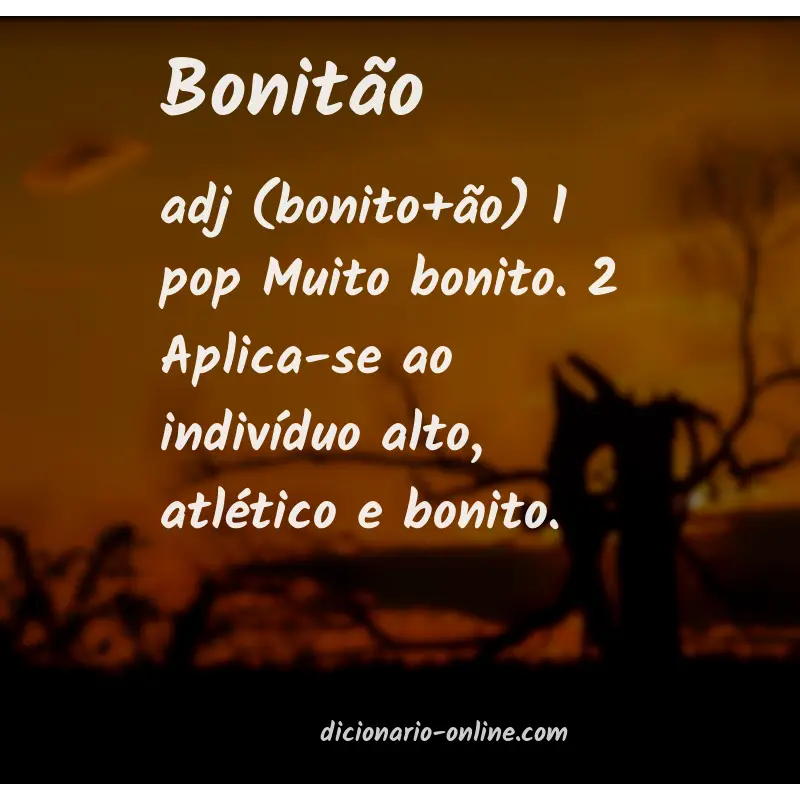 Significado de bonitão