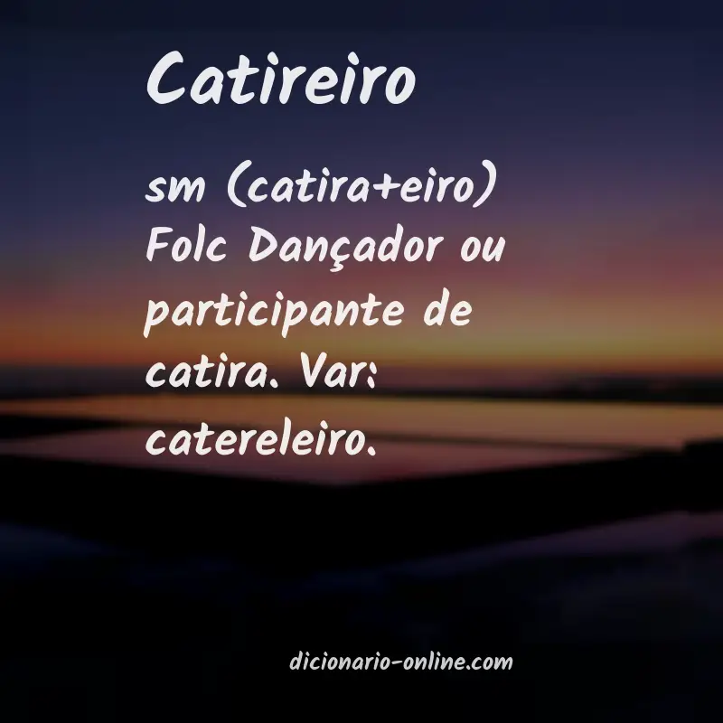 Significado de catireiro