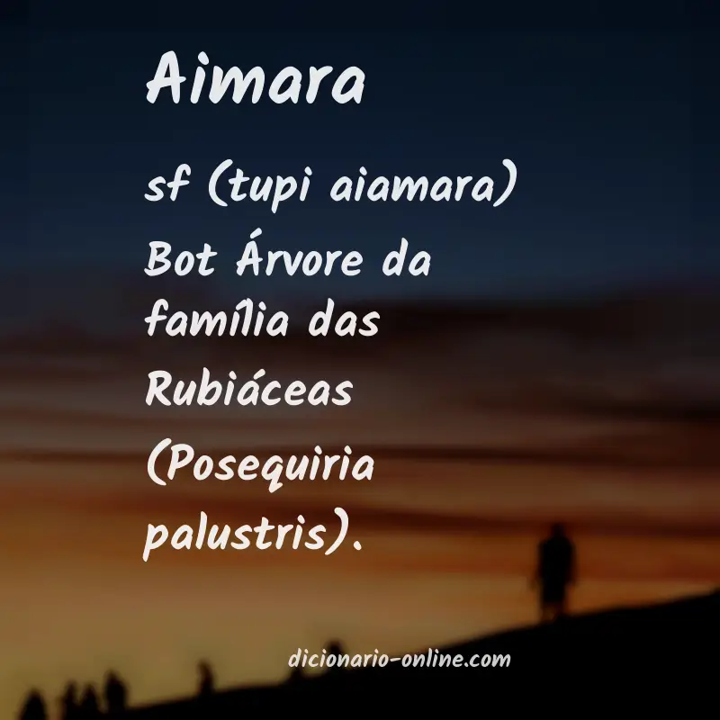 Significado de aimara