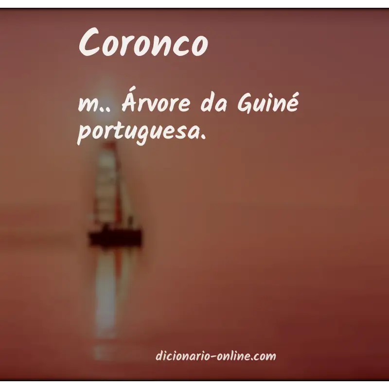 Significado de coronco