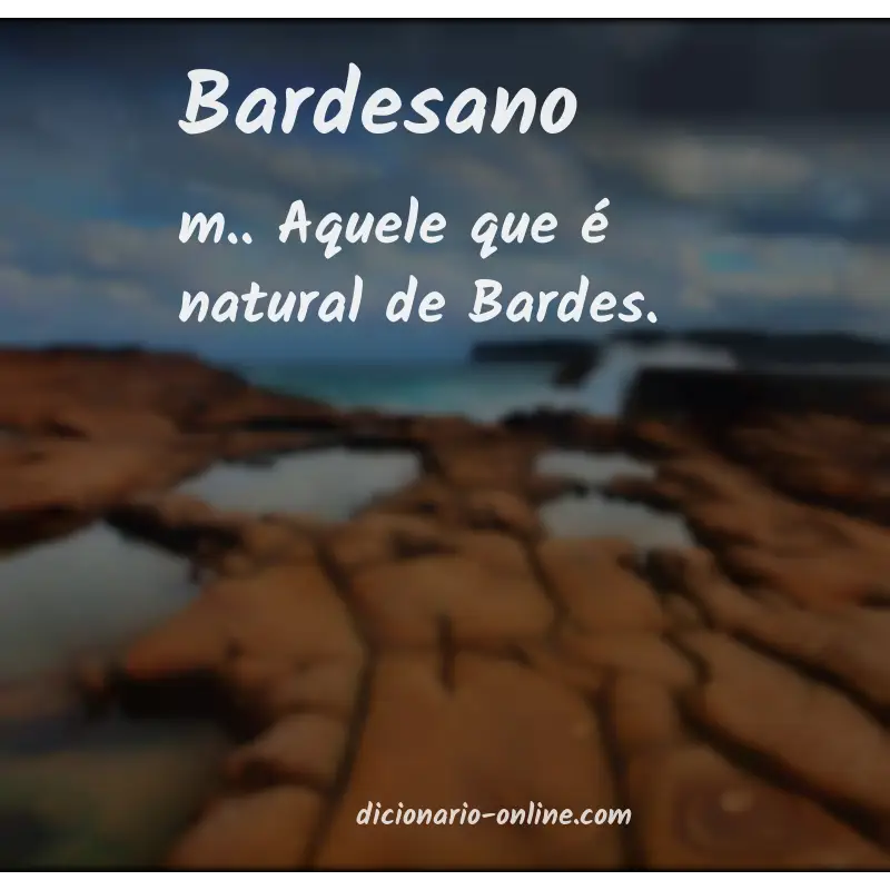 Significado de bardesano