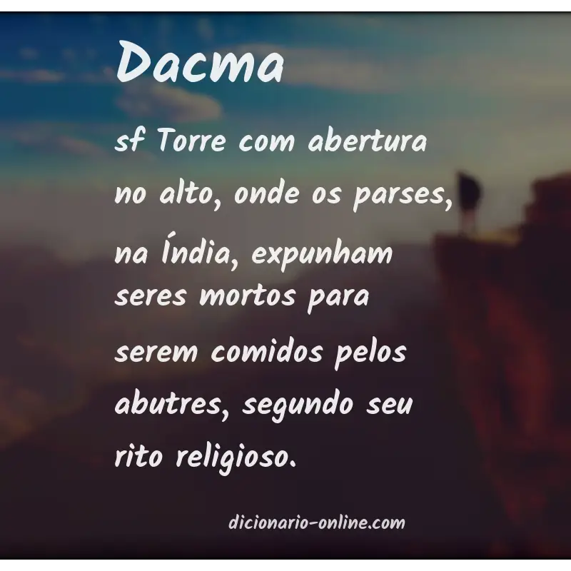 Significado de dacma