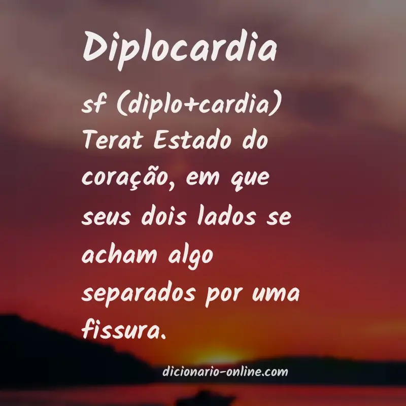 Significado de diplocardia