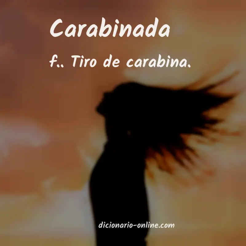 Significado de carabinada