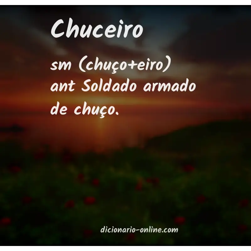 Significado de chuceiro
