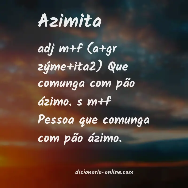Significado de azimita
