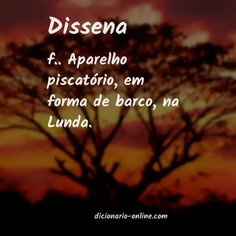 Significado de dissena