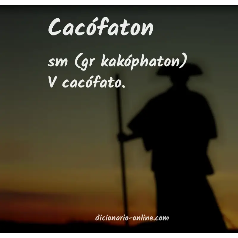 Significado de cacófaton
