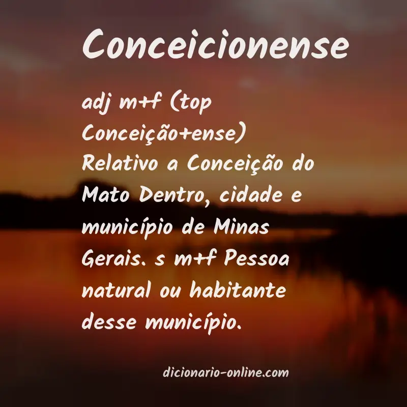 Significado de conceicionense