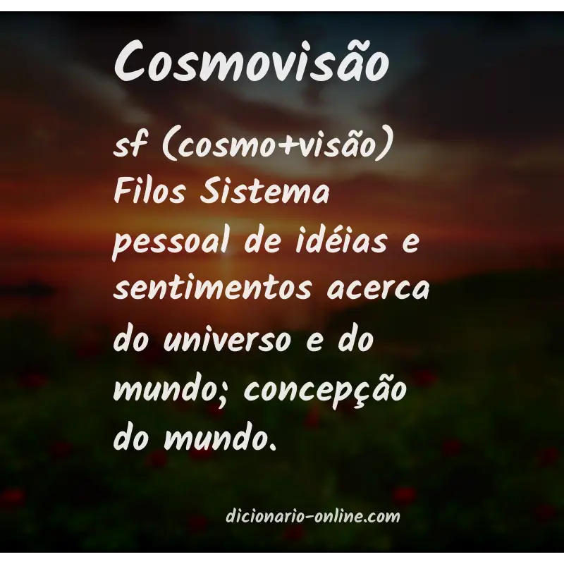 Significado de cosmovisão
