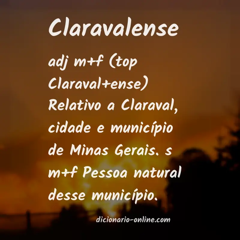 Significado de claravalense