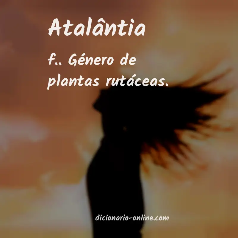 Significado de atalântia