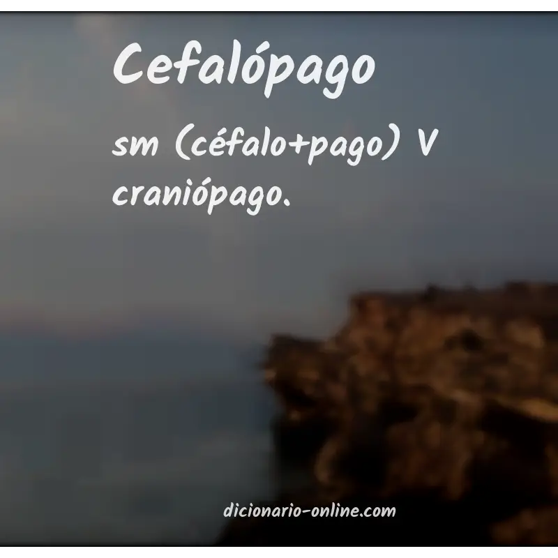 Significado de cefalópago