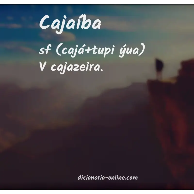 Significado de cajaíba