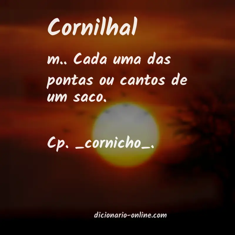 Significado de cornilhal