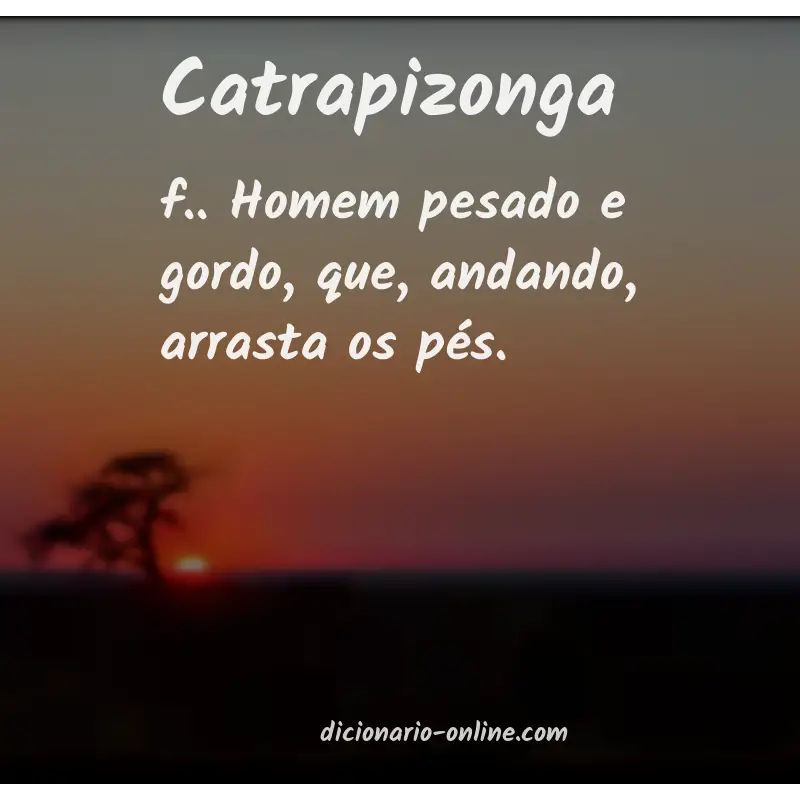 Significado de catrapizonga